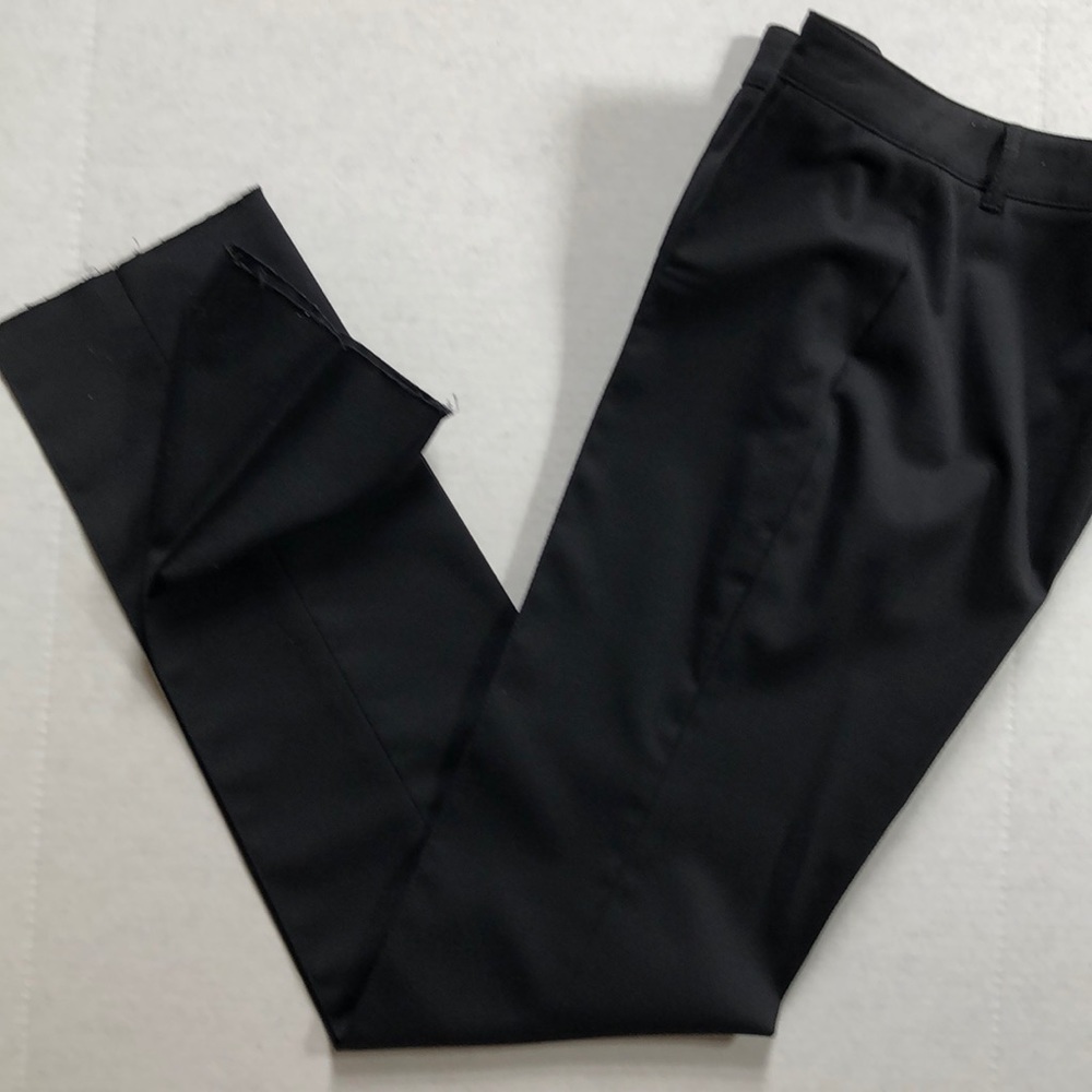 Burberry Black Wool Cropped Wool Trousers NWOT - Picture 6 of 8